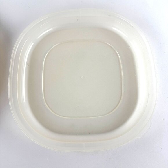 Rubbermaid Microwave Heatables Cookware 0059 Almond with Sheer Lid Vintage - Picture 3 of 9